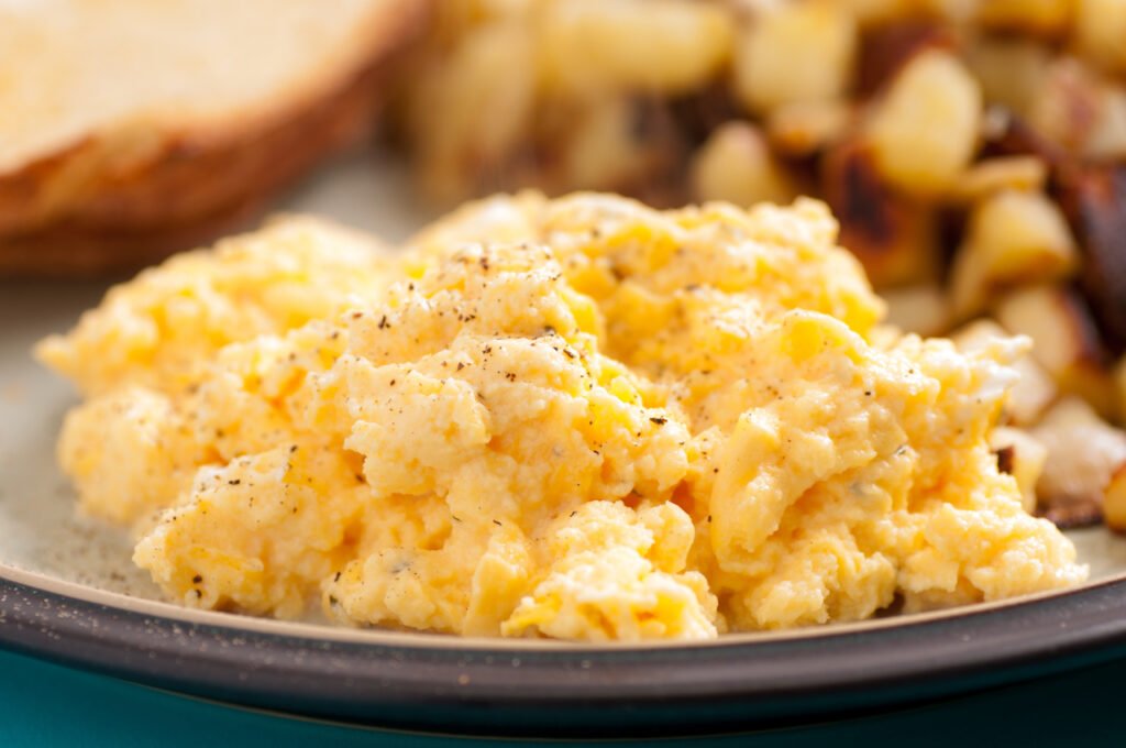 scrambled eggs